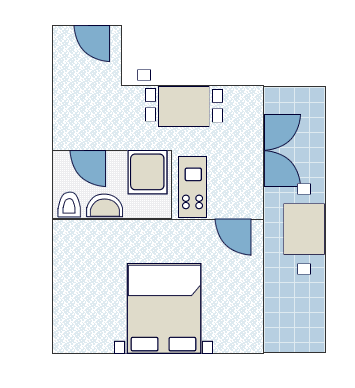 Tlocrt apartmana - 4 - 2
